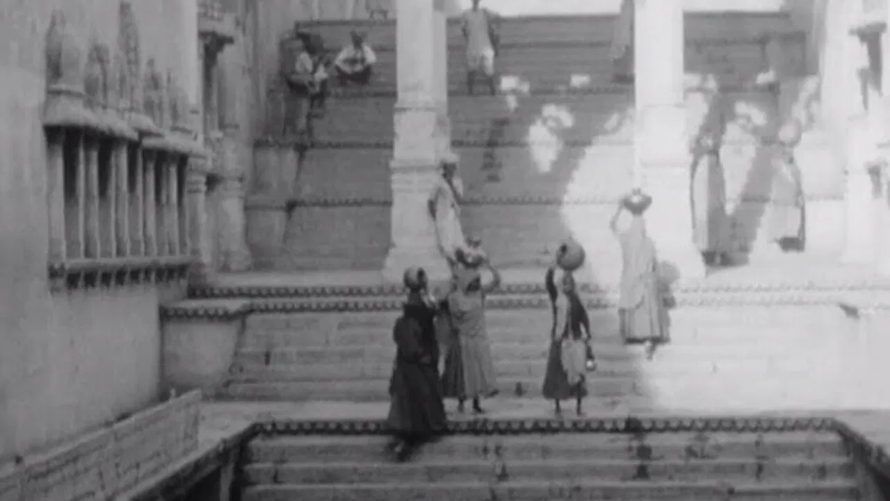 Native Life in Bundi backdrop