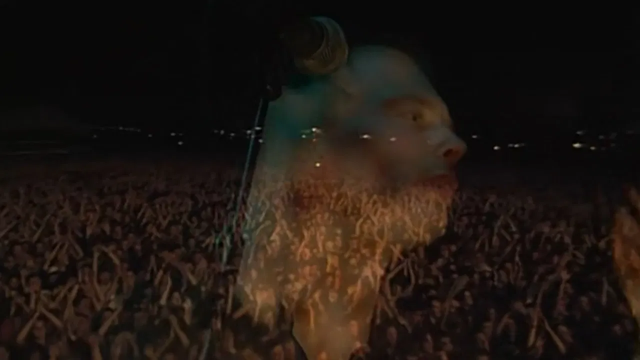 Radiohead: Glastonbury 1997 backdrop