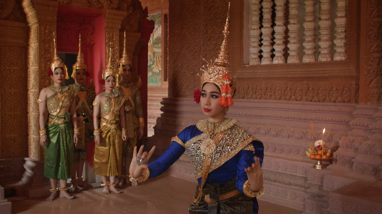 Pol Pot Dancing backdrop