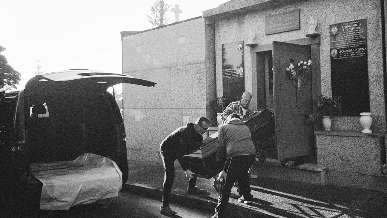 Death of an Undertaker backdrop