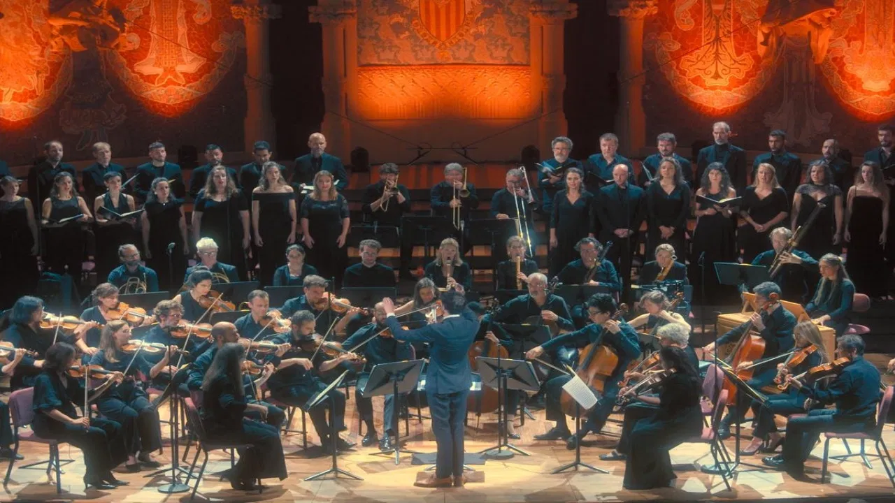 Requiem de Mozart, Palau de la Música Catalana backdrop