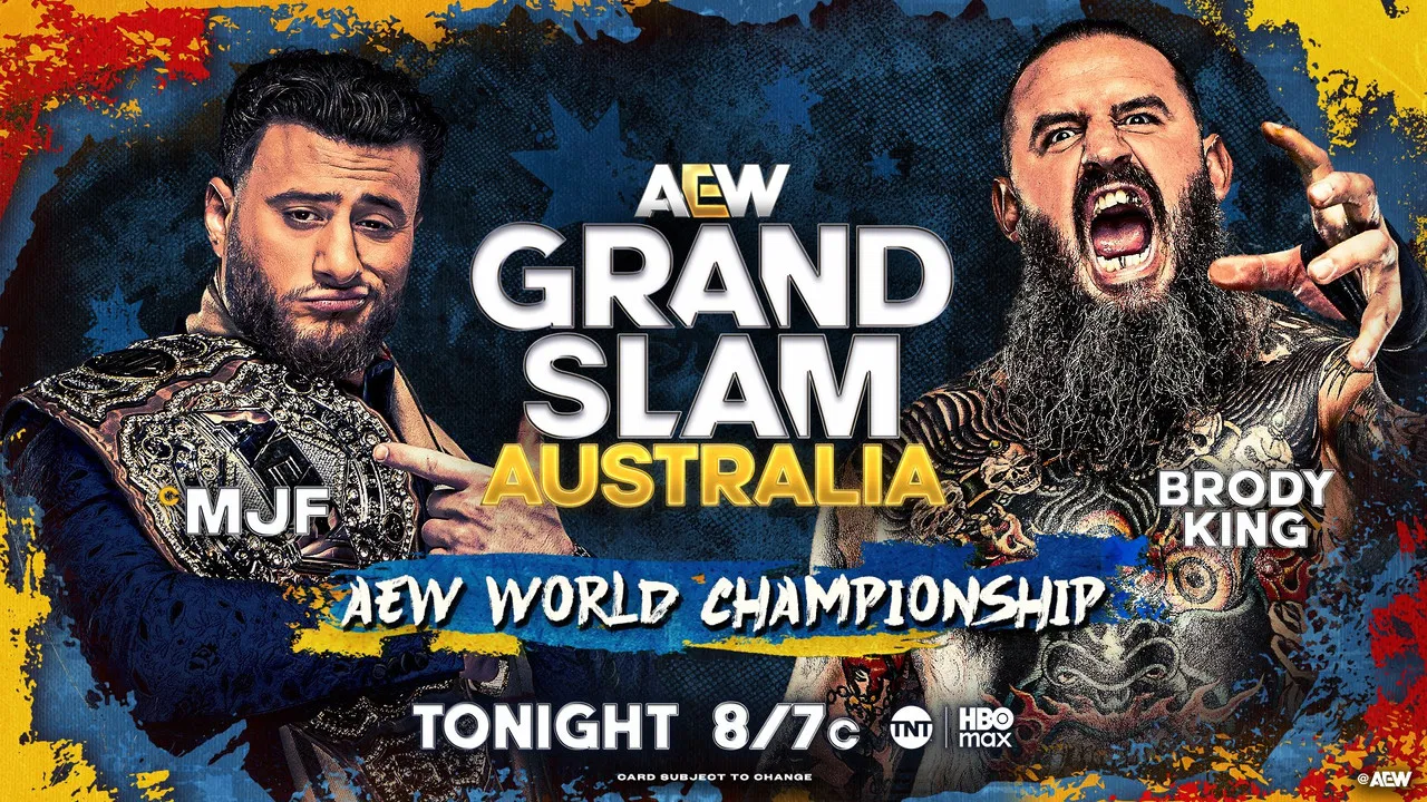 AEW Grand Slam Australia 2026 backdrop