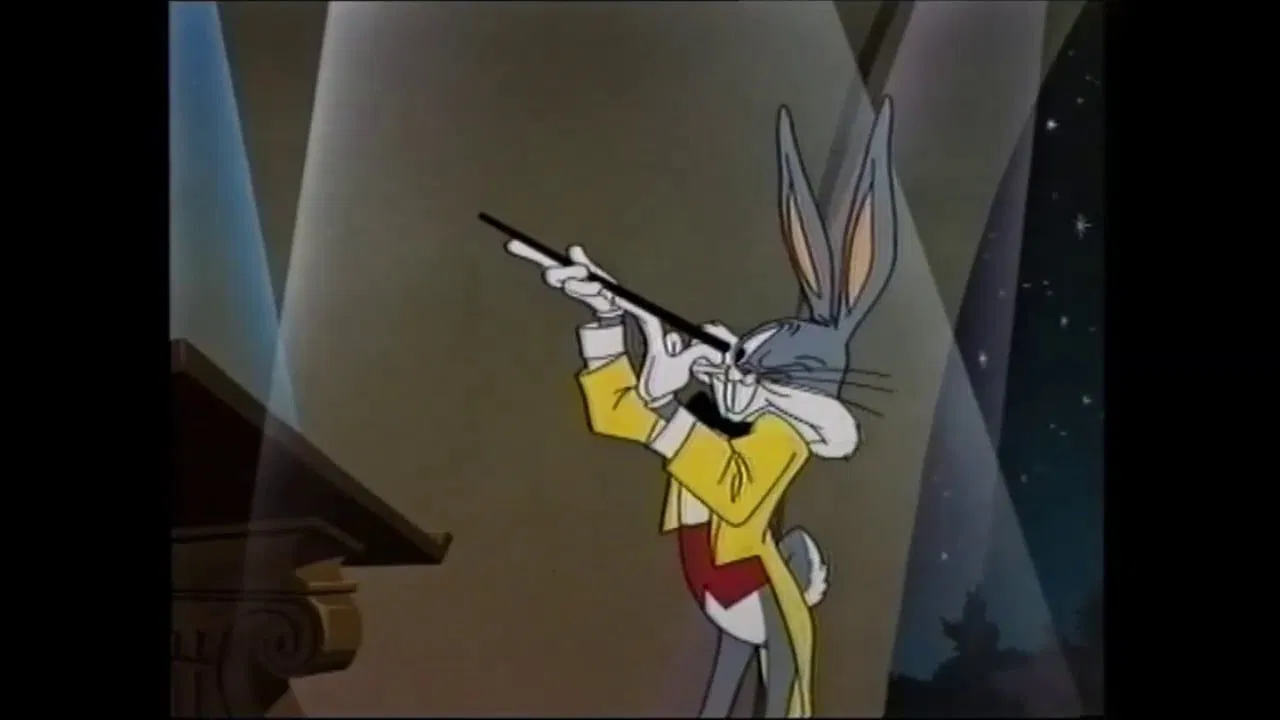 Baton Bunny backdrop