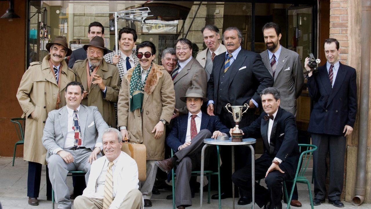 The Friends At The Margherita Café backdrop