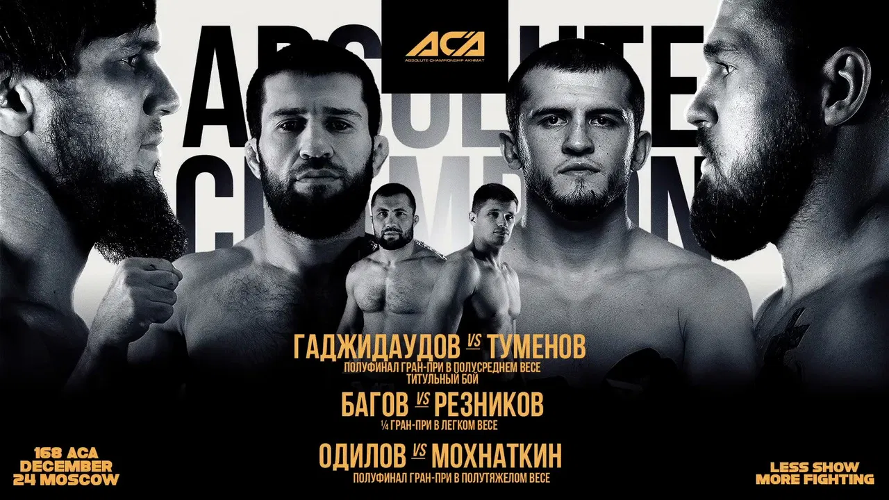 ACA 168: Gadzhidaudov vs. Tumenov backdrop