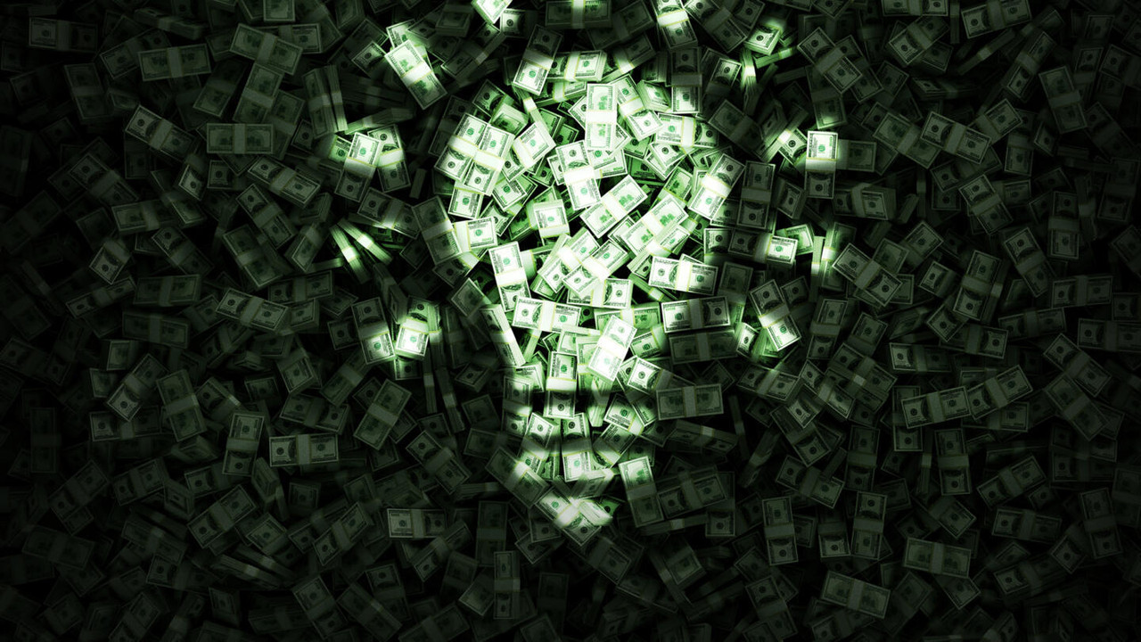 Million Dollar Genius backdrop