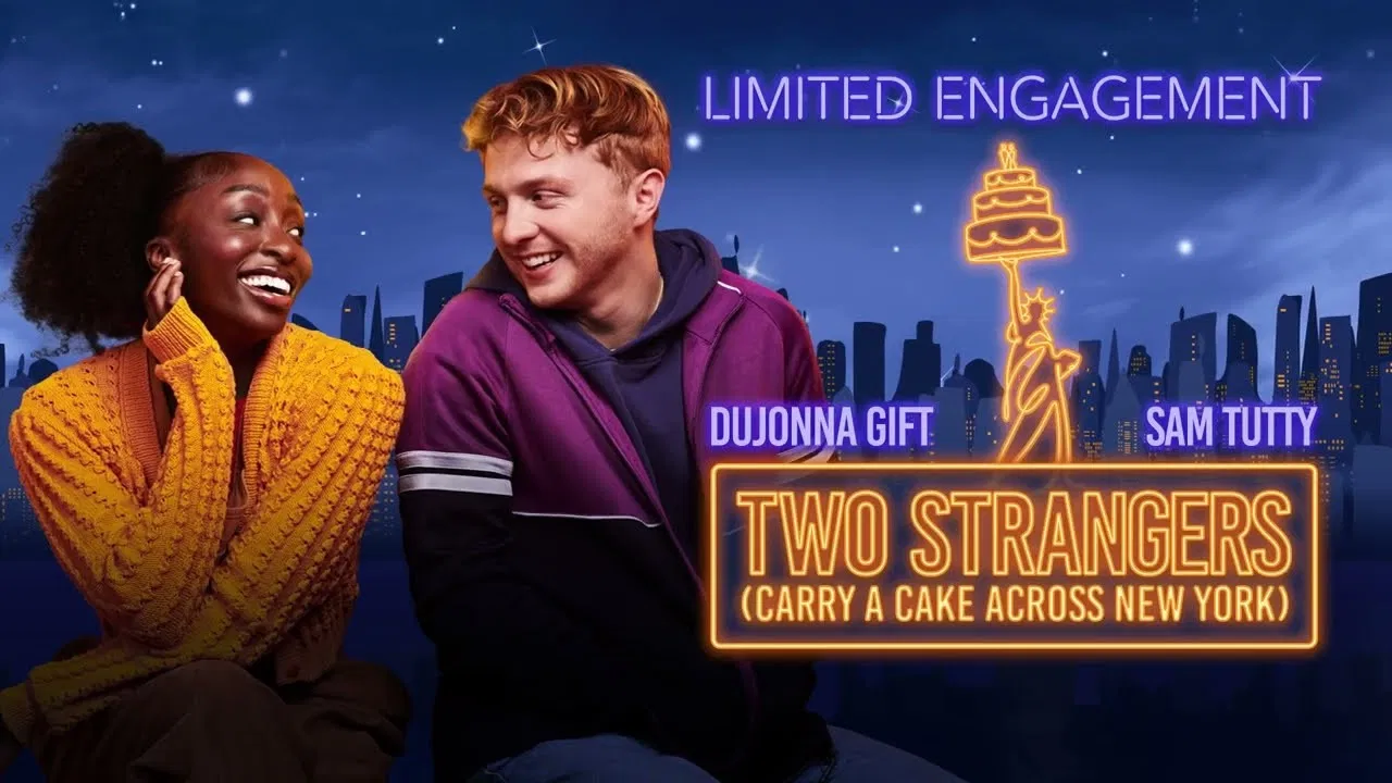 Two Strangers (Carry A Cake Across New York) backdrop