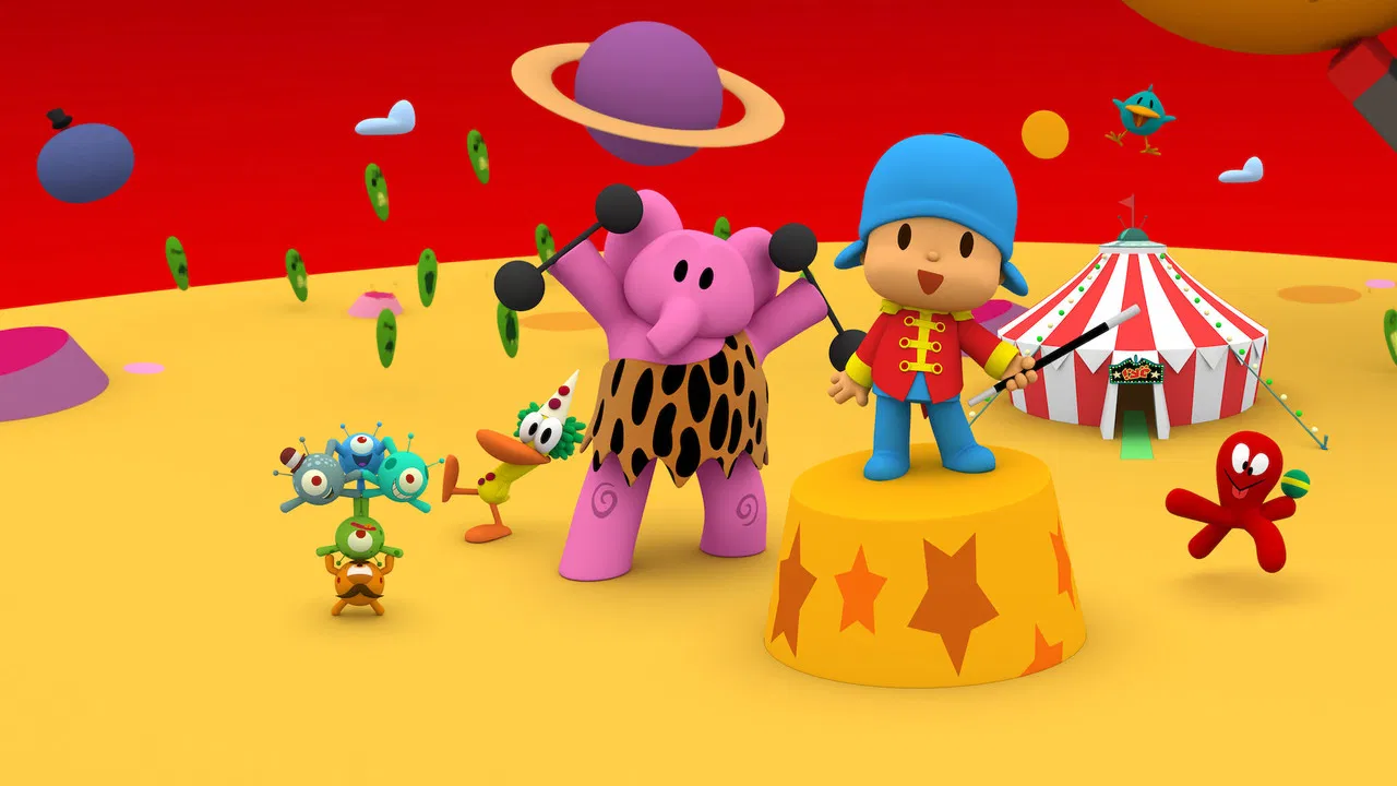 Pocoyo & the Space Circus backdrop