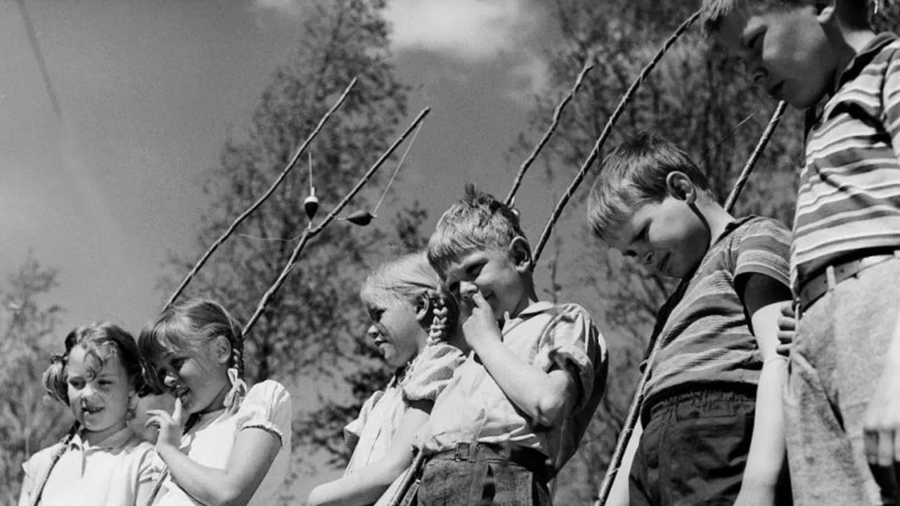 The Children of Bullerbyn Village backdrop