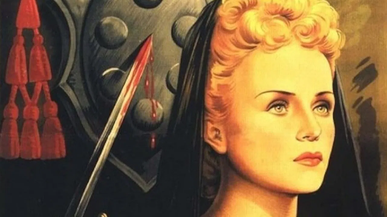 L'abito nero da sposa backdrop