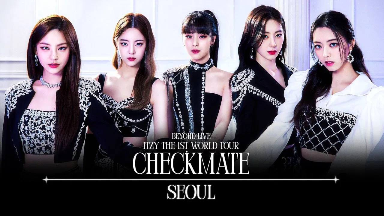 ITZY THE 1ST WORLD TOUR CHECKMATE IN SEOUL backdrop