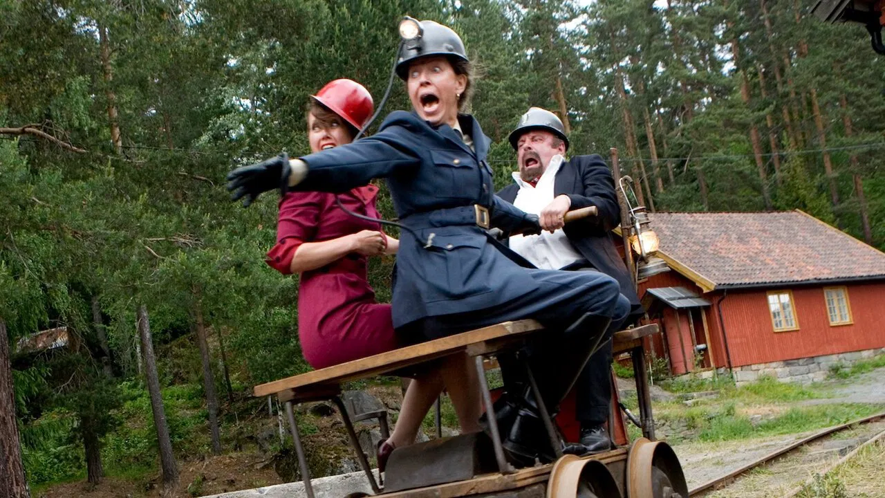 The Junior Olsen Gang and the Silver Mine Mystery backdrop