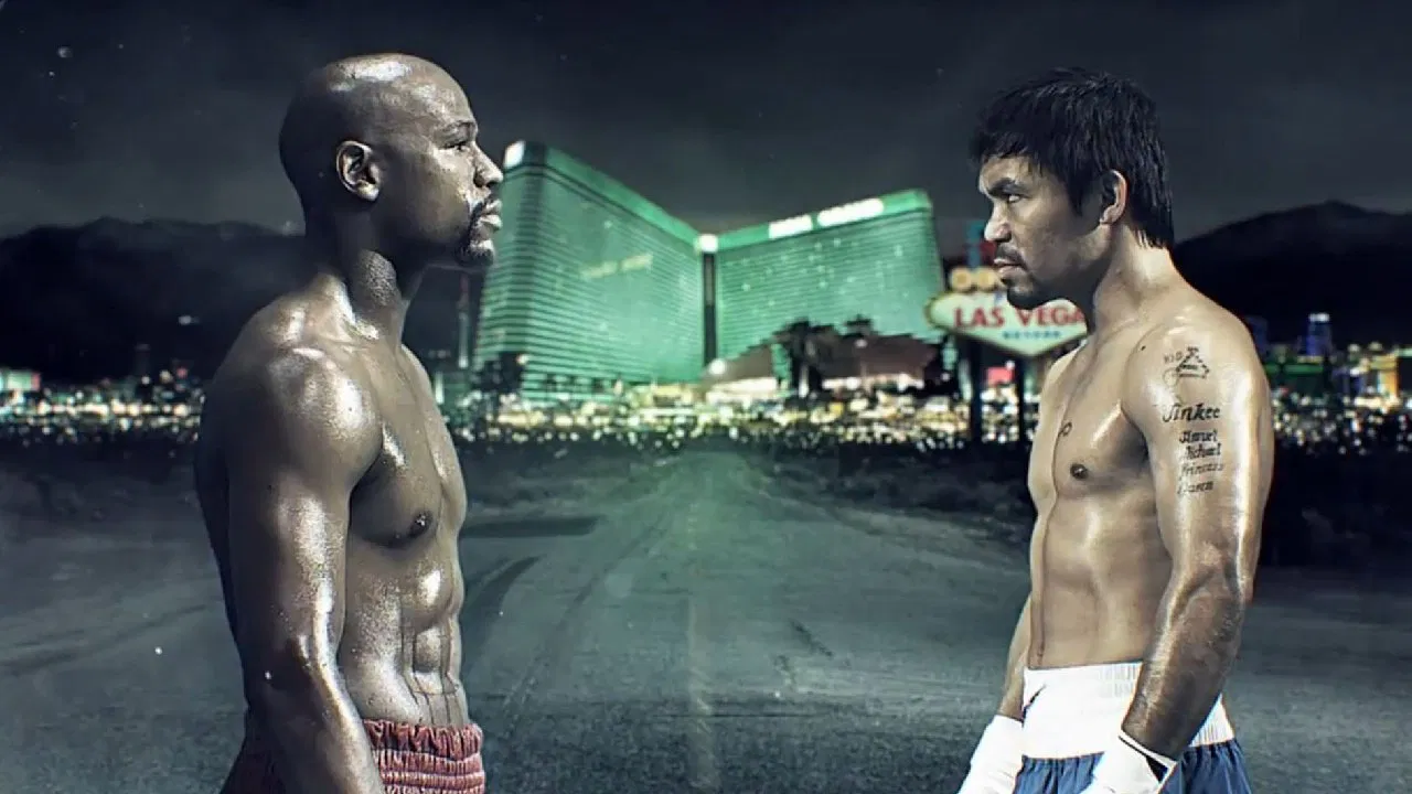 Mayweather vs. Pacquiao backdrop