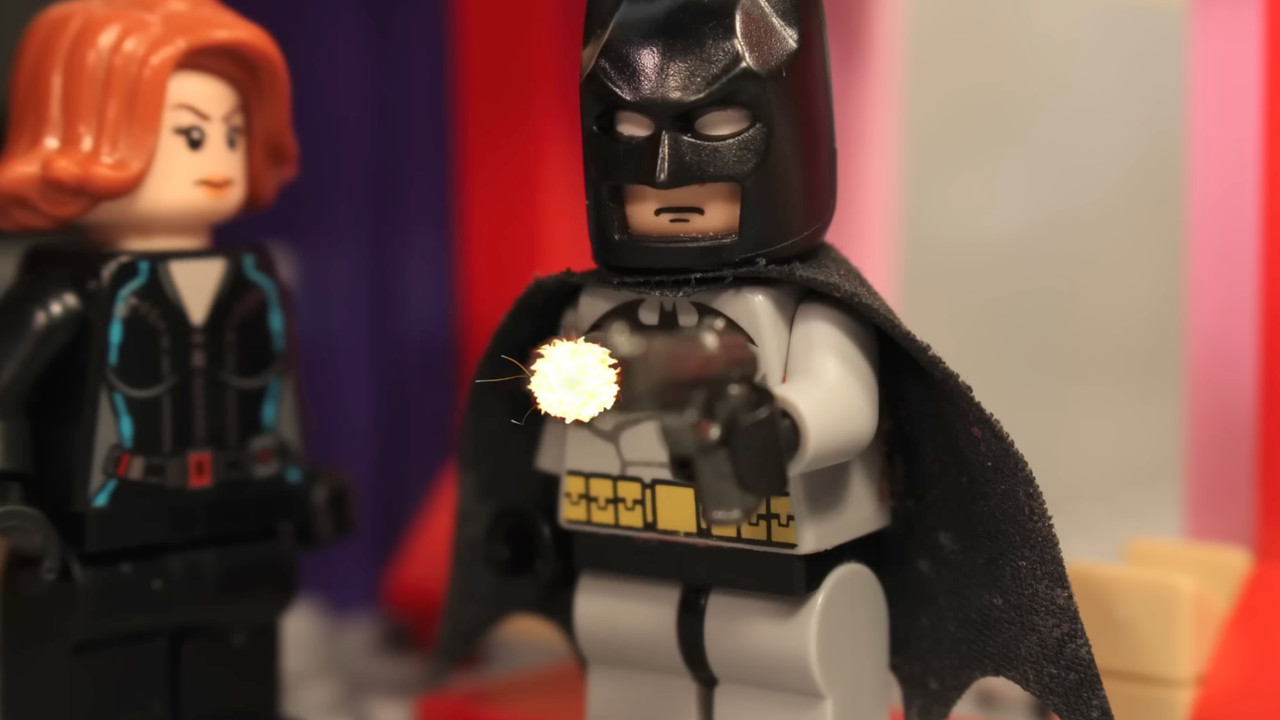 Lego Justice League vs The Avengers backdrop