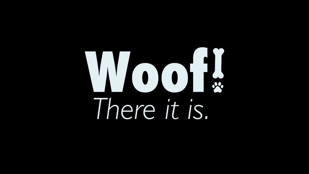 Woof! There it is. backdrop