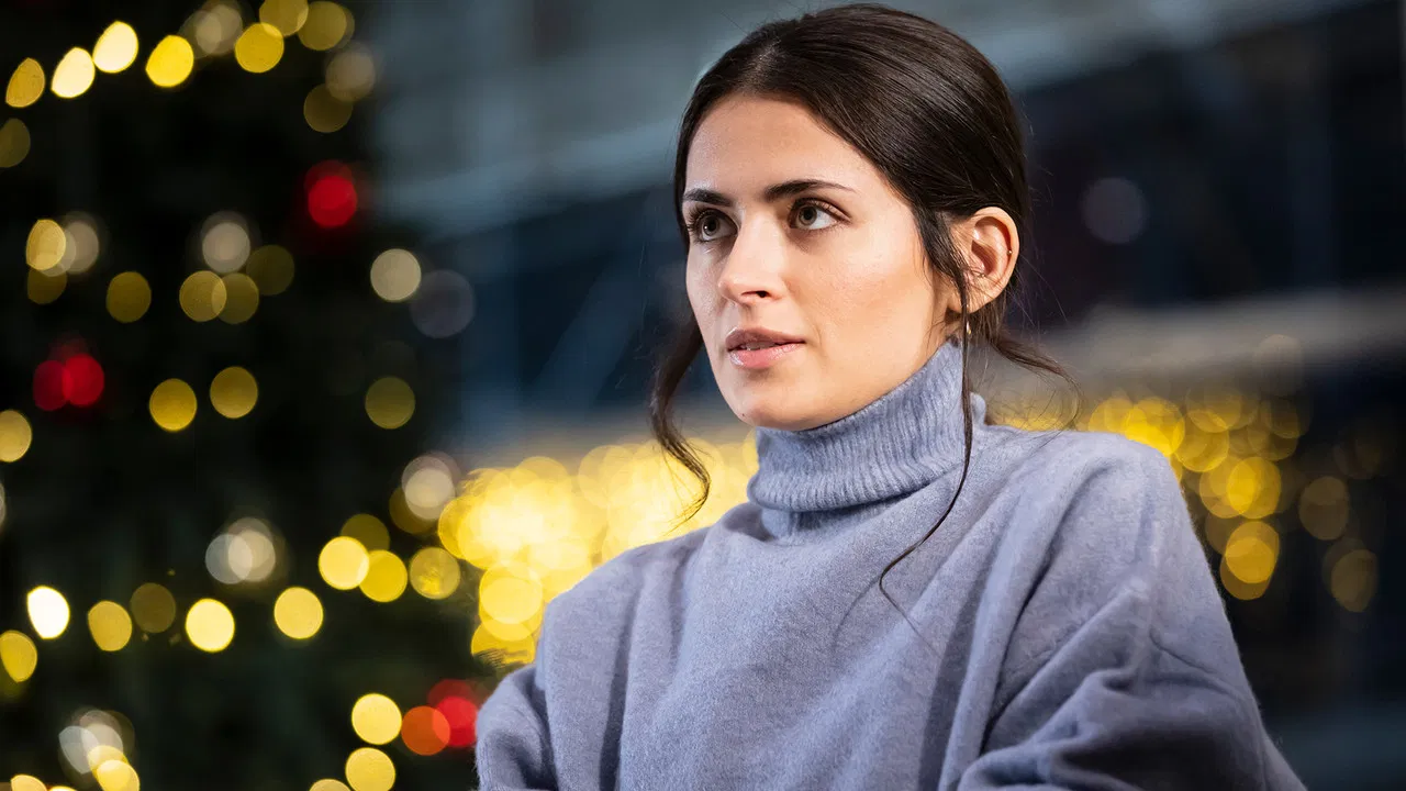 The Christmas Eve backdrop