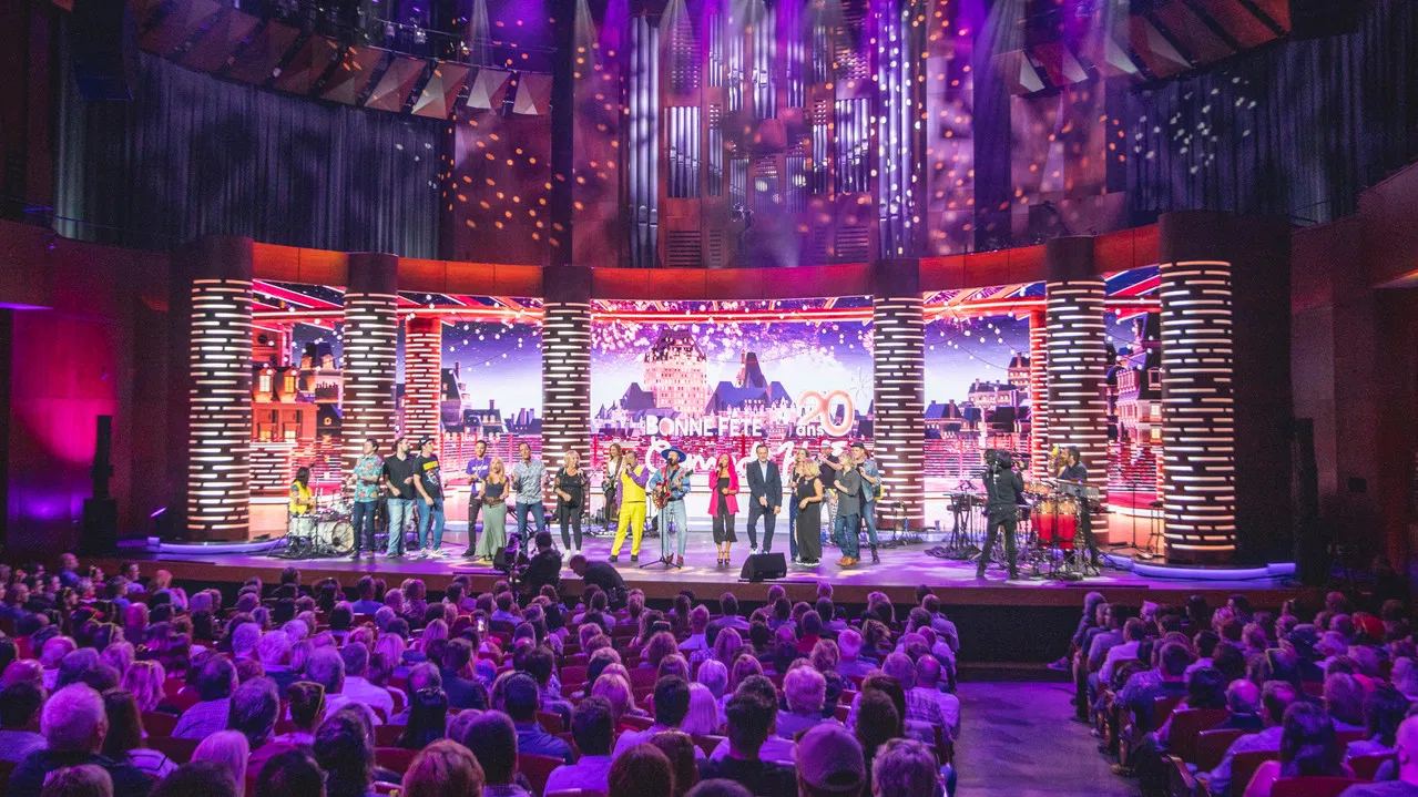 Bonne fête ComediHa! backdrop