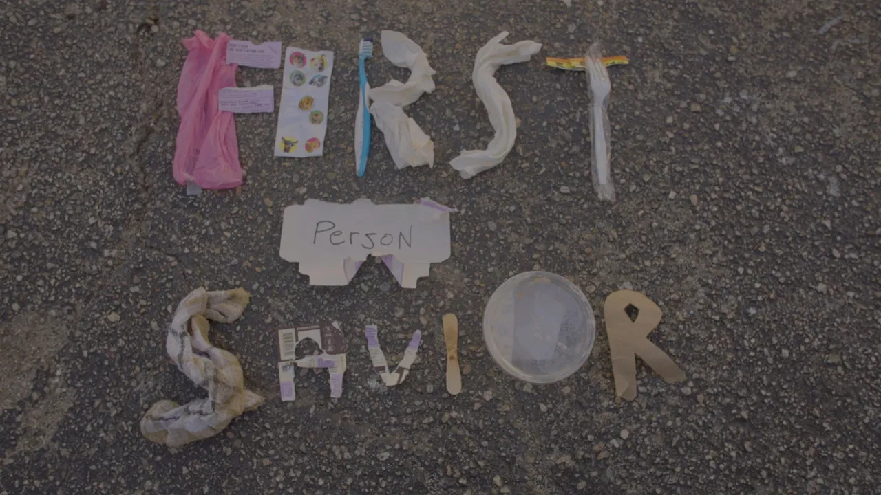 First Person Savior backdrop