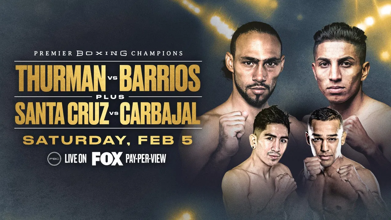 Keith Thurman vs. Mario Barrios backdrop