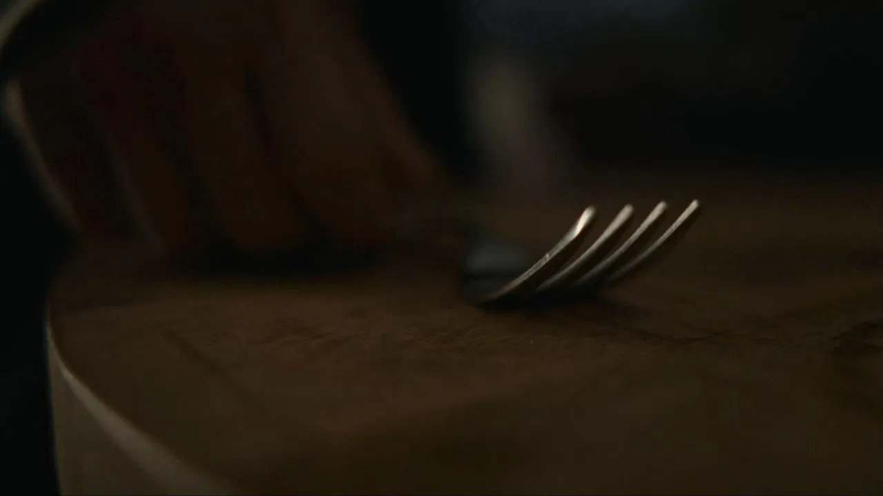 The Girl with the Fork backdrop