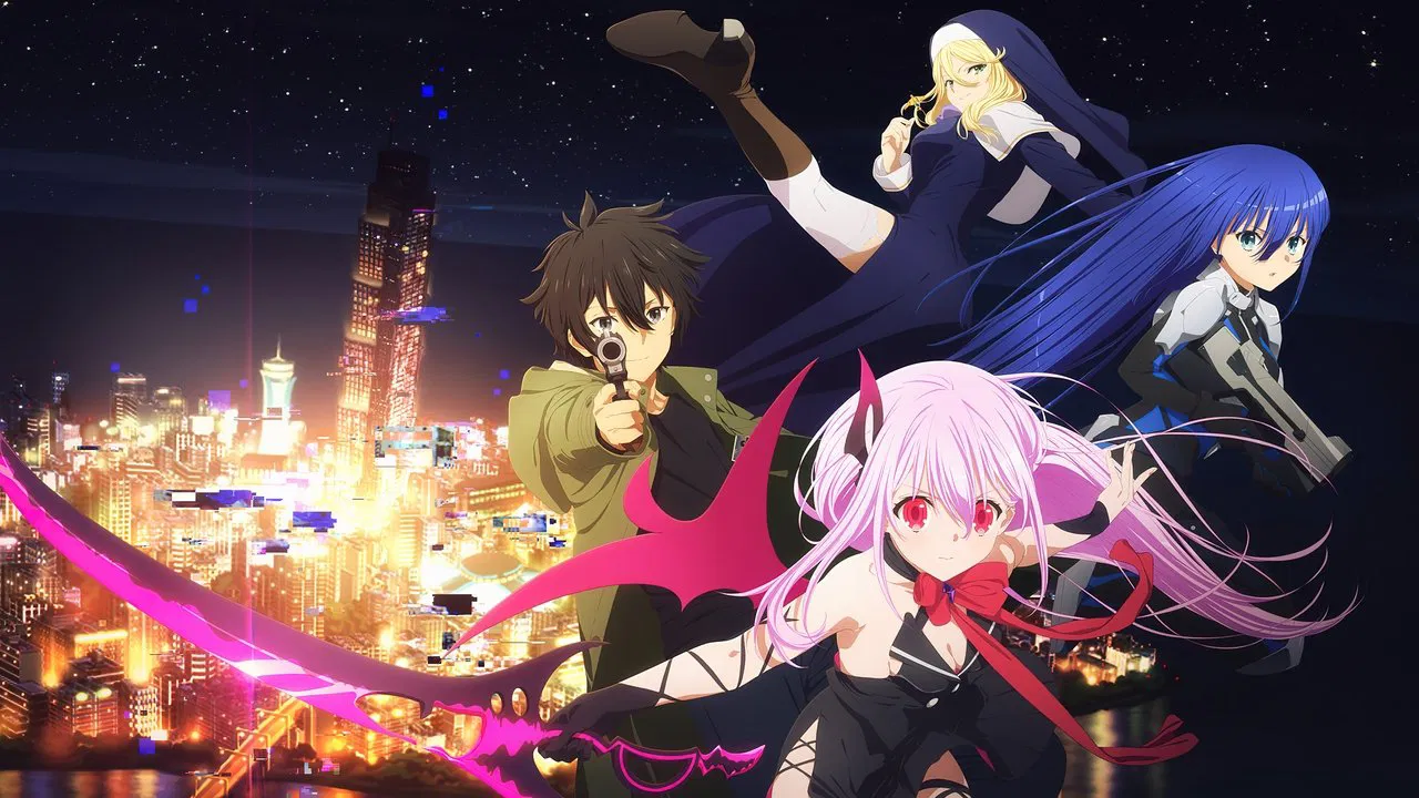 Engage Kiss backdrop