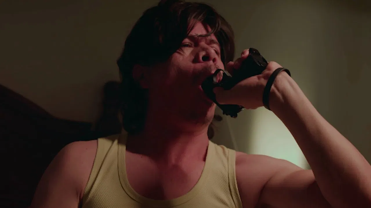 Absurda procrastinación de una mente suicida backdrop