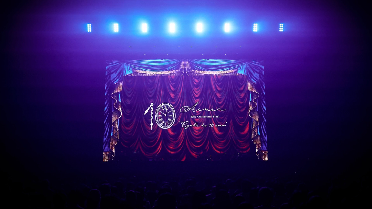 Aimer 10th Anniversary Final "Cycle de 10 ans" backdrop