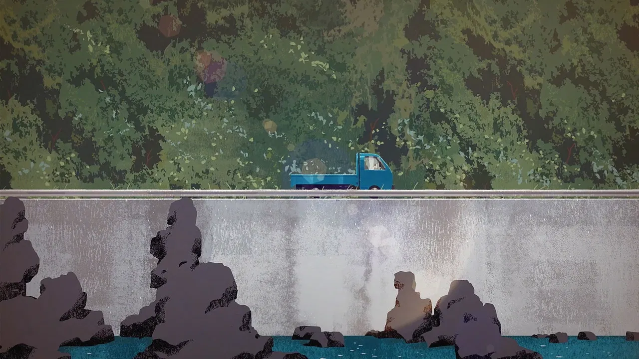 The Sea on the Day When the Magic Returns backdrop