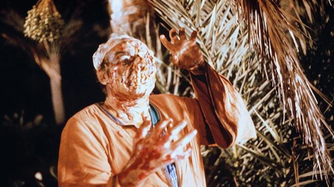 Dawn of the Mummy backdrop