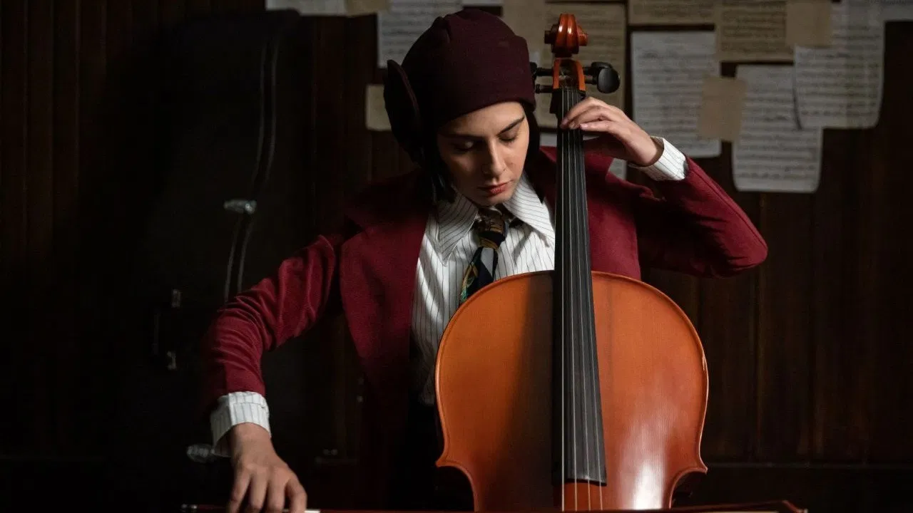 فصل آلوچه های سبز backdrop