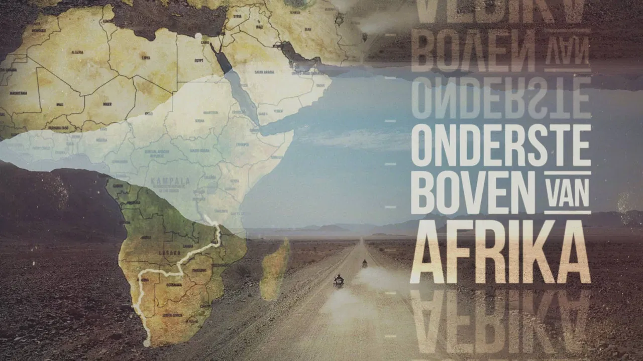 Ondersteboven van Afrika backdrop