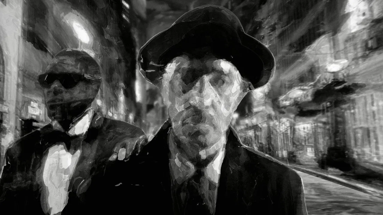 A white shoulder for a black man backdrop