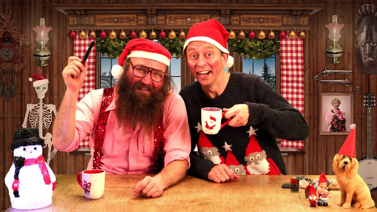 Onkel Rejes julefis backdrop