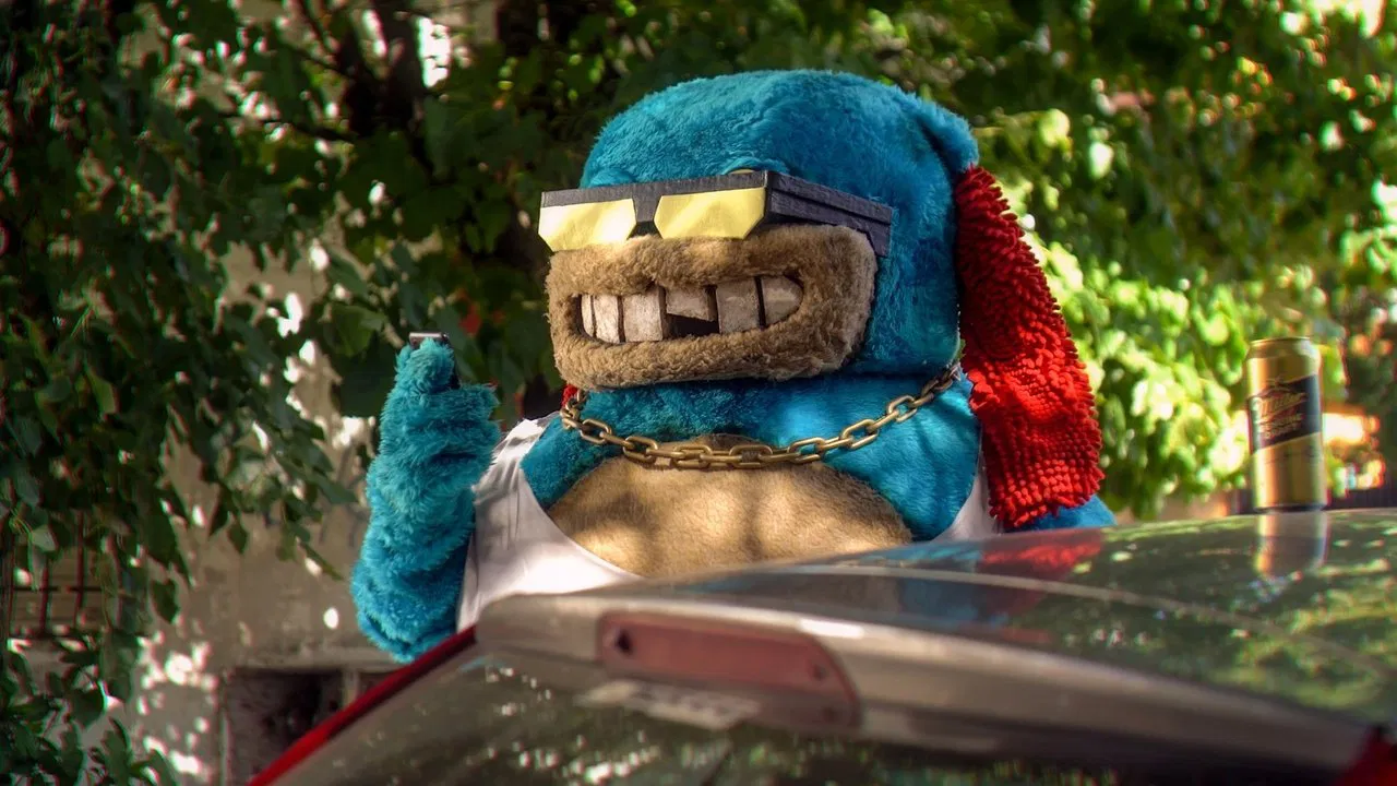 Marisa y Gomoso backdrop