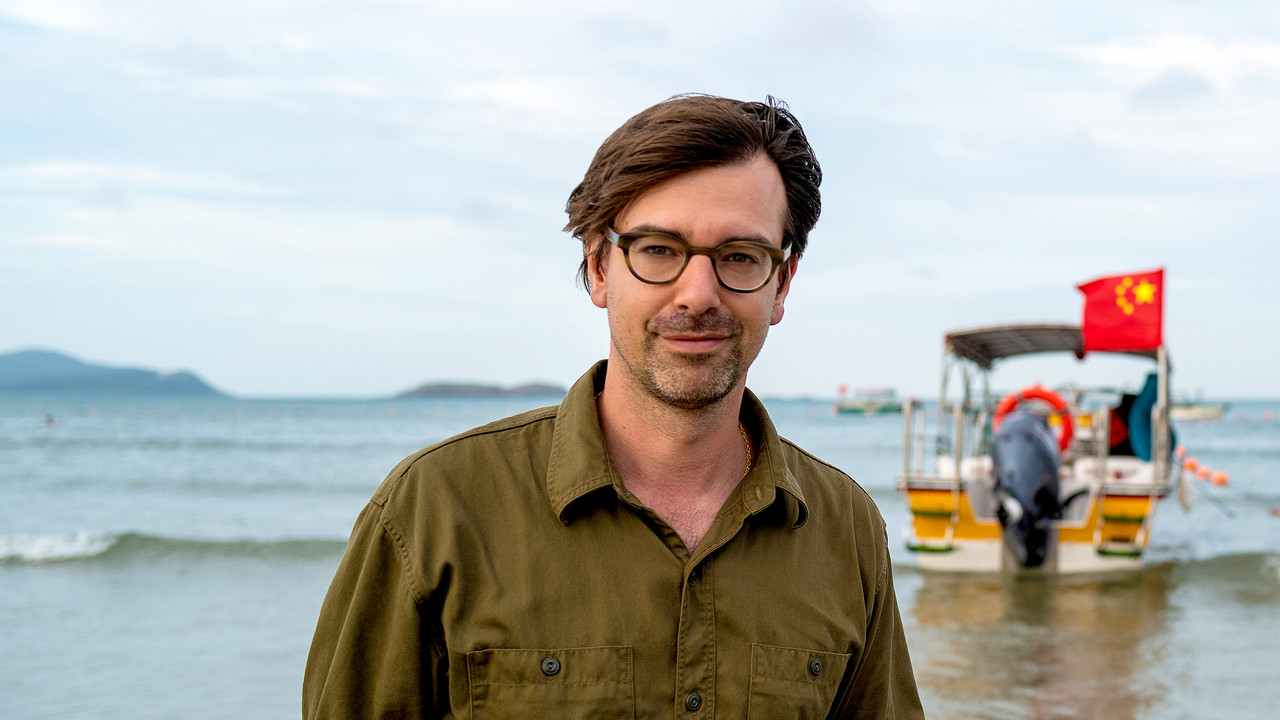 Ruben langs de Zuid-Chinese Zee backdrop