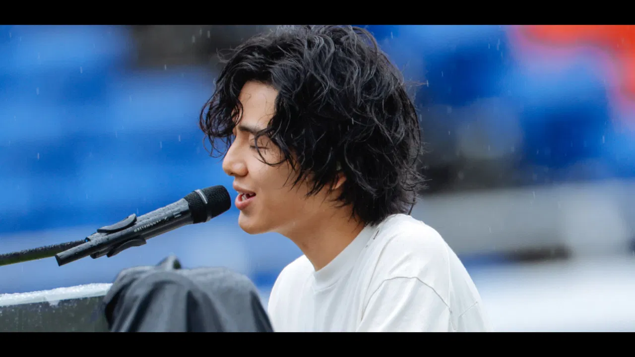 Fujii Kaze "Free" Live 2021 at NISSAN Stadium backdrop