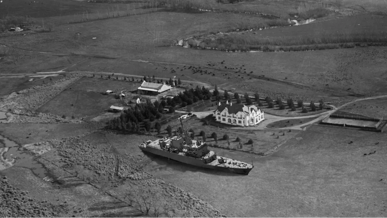 Fallas de Origen backdrop