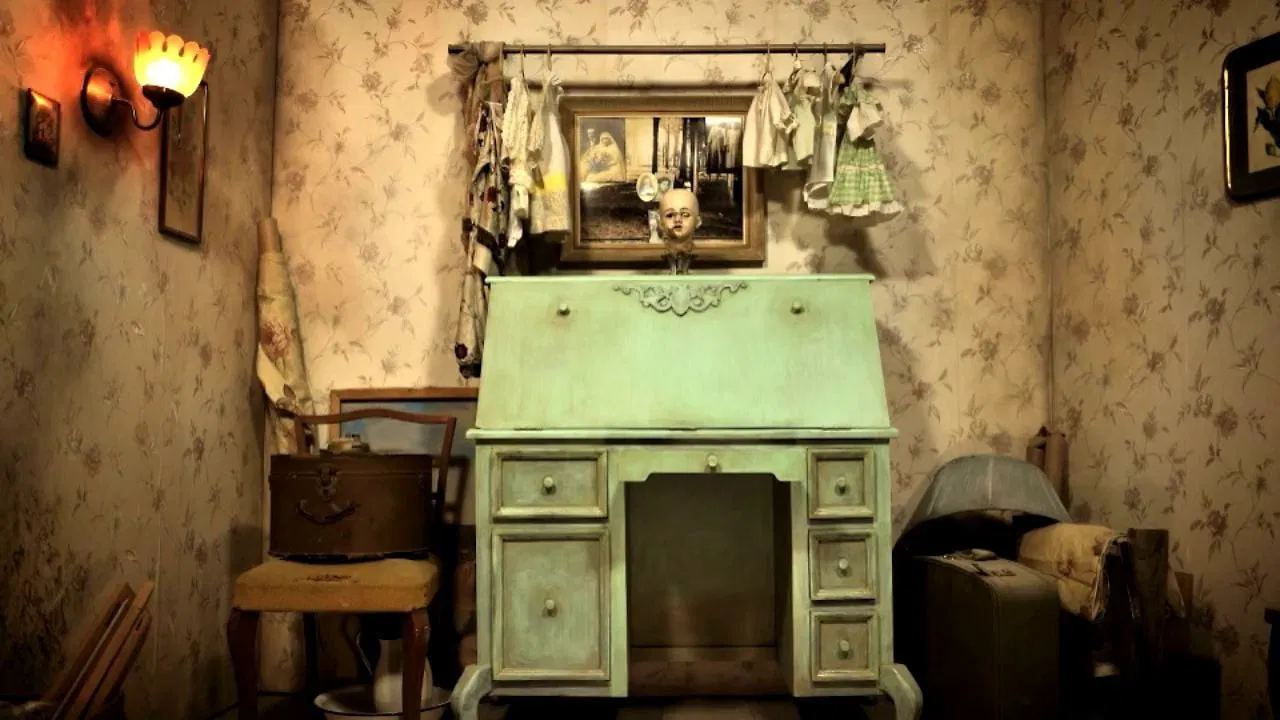 The Sad House backdrop