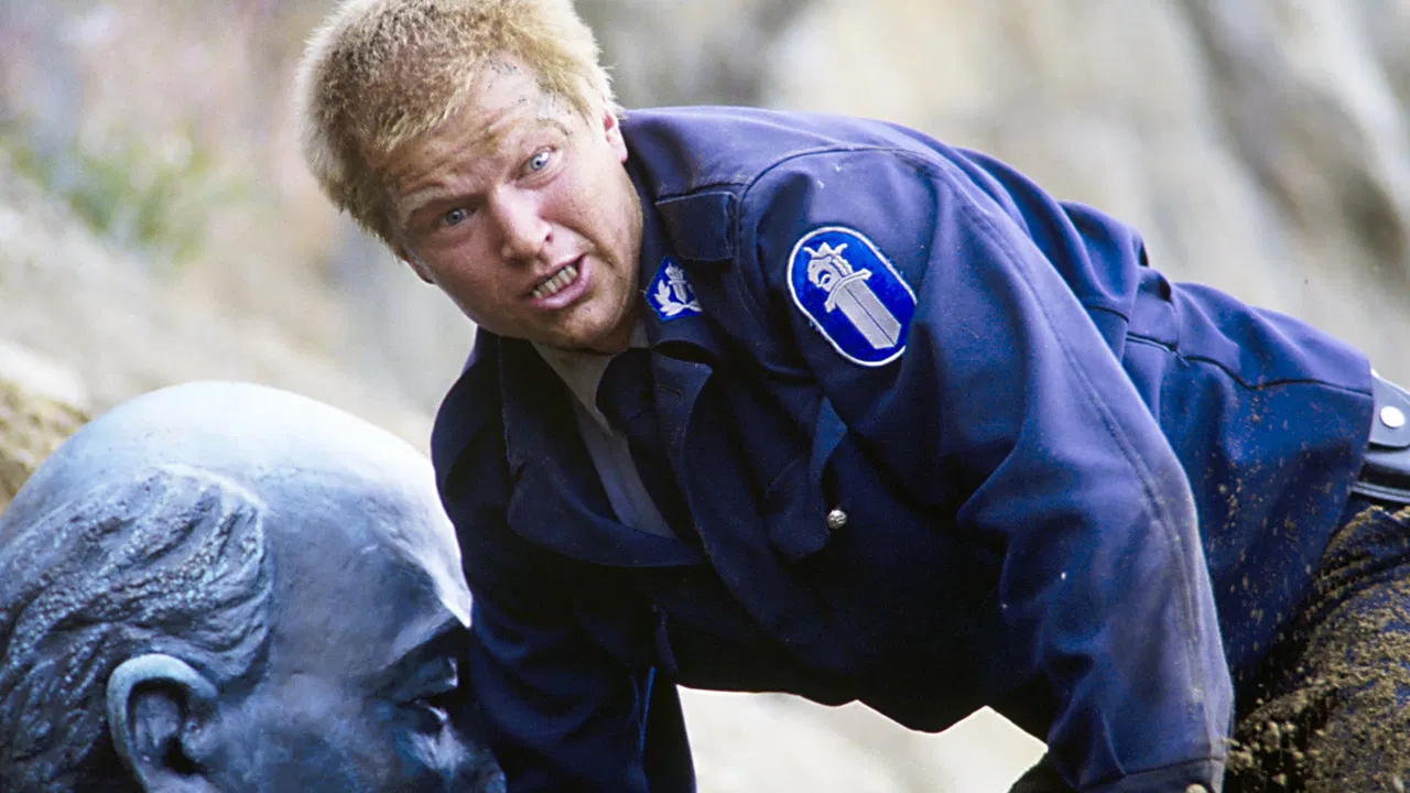 Kiimaiset poliisit backdrop