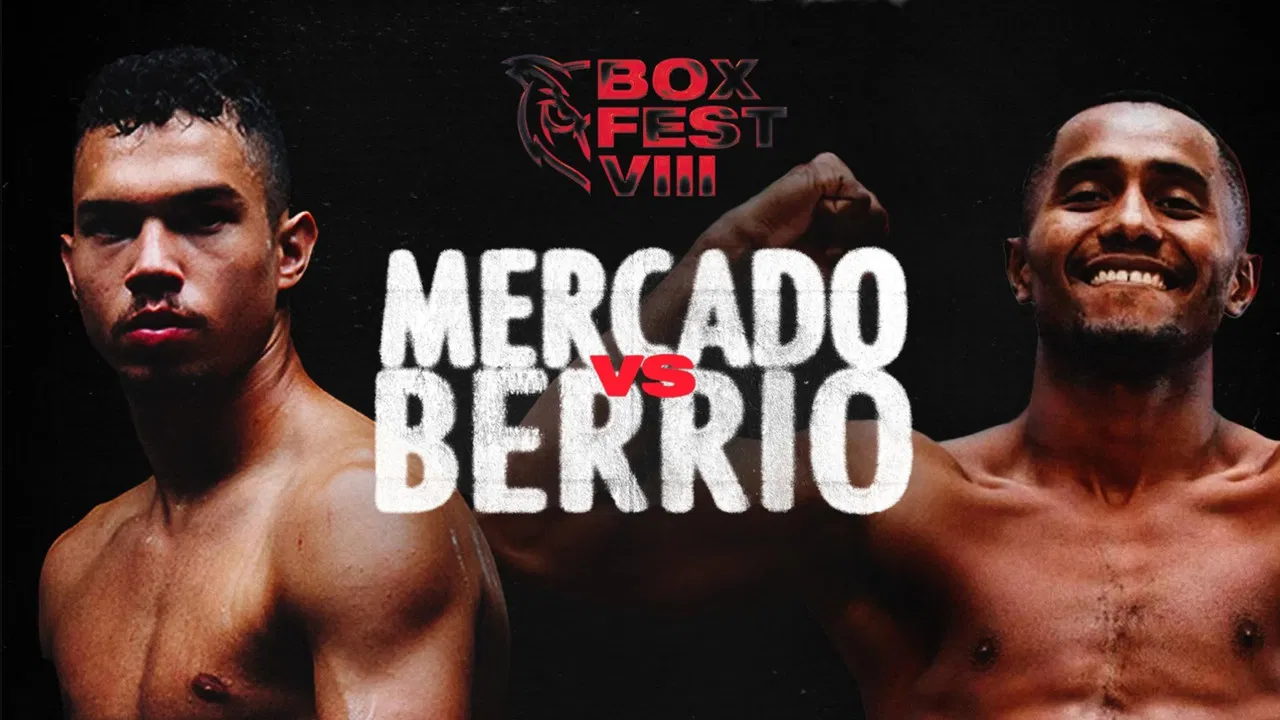 Ernesto Mercado vs. Deiner Berrio backdrop