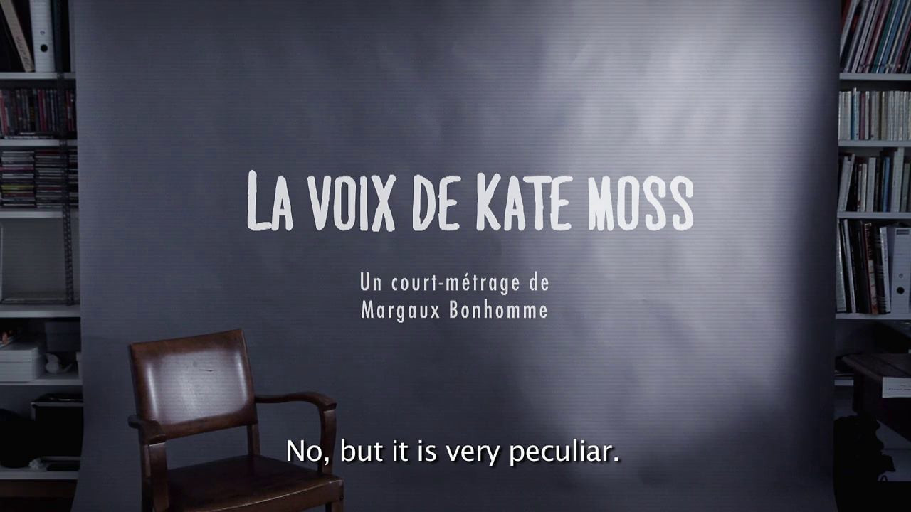 Kate Moss' Voice Vost backdrop