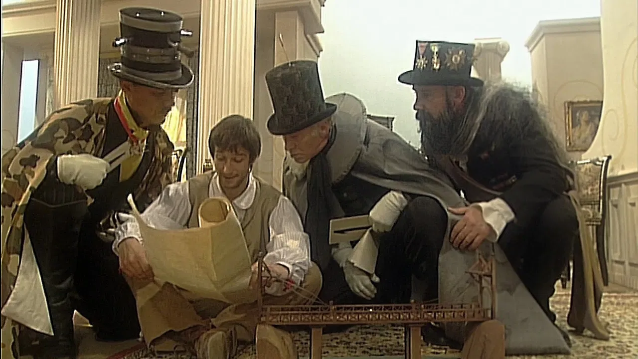 Drátařík a hruška moudrosti backdrop