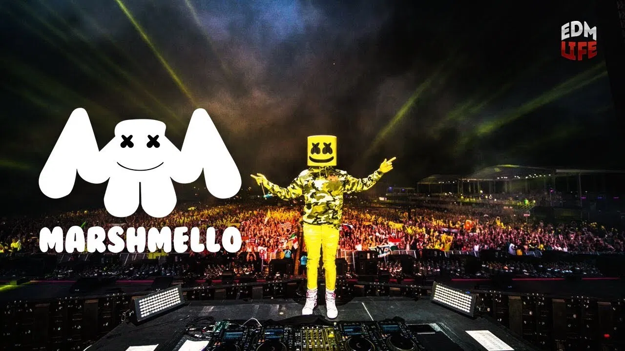 Marshmello - Live @ Ultra Music Festival backdrop