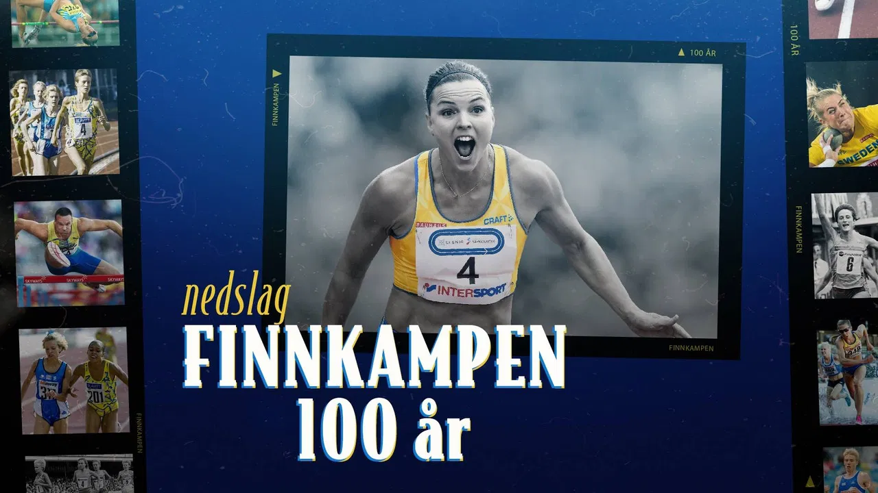 Finnkampen 100 år backdrop