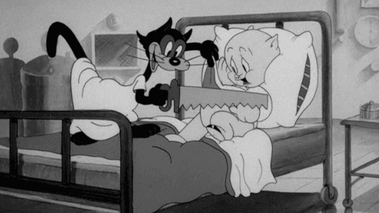 Patient Porky backdrop