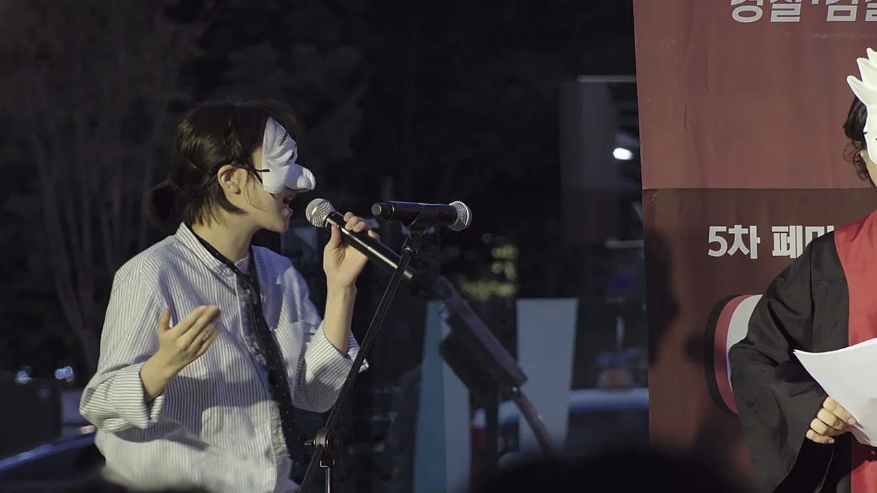 When a Hen Crows backdrop