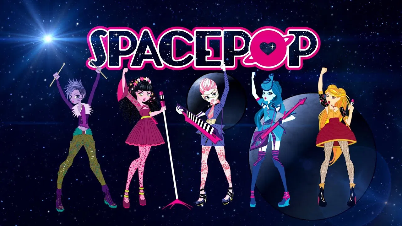 SpacePOP: Princess Power backdrop
