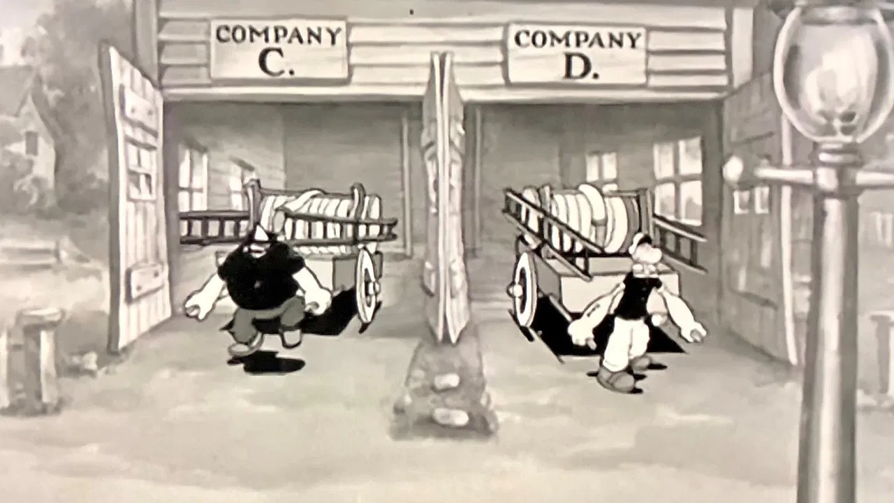 The Two-Alarm Fire backdrop