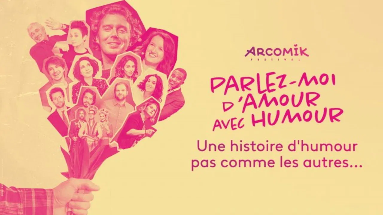 Arcomik, parlez moi d'amour avec humour backdrop