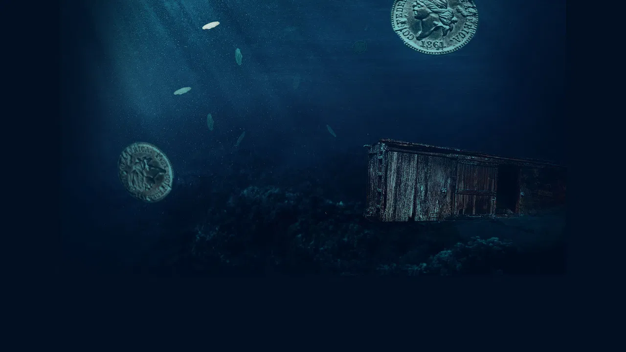 The Curse of Civil War Gold backdrop